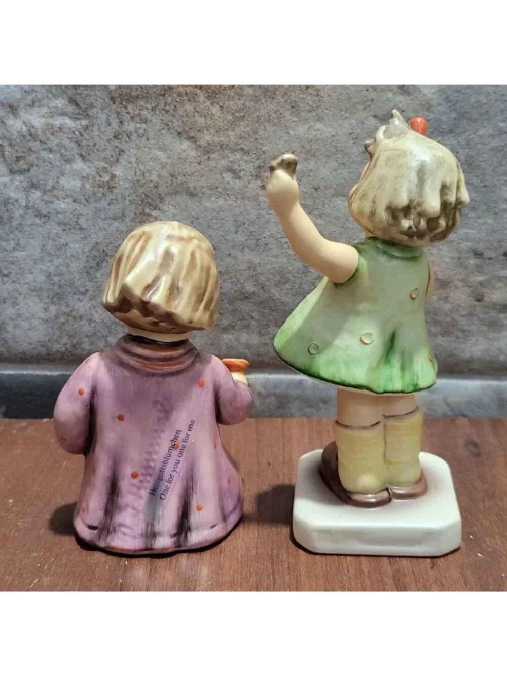 Goebel MI Hummel Figurines Lot of 2 Forever Yours 793 & One For You Me 482 TMK7